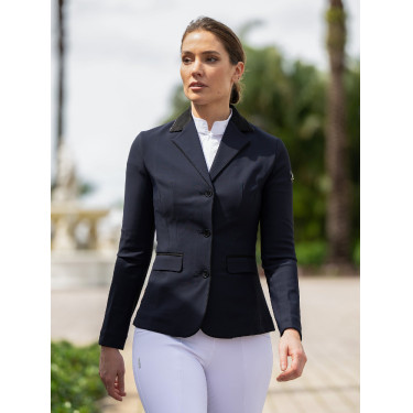 Giacca da concorso Equestrian Stockholm Classic Marina Blu marino