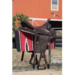 Westride Navajo Teppich Baumwolle/Acryl Rosso / nero / bianco