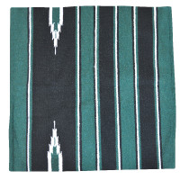 Westride Navajo Teppich Baumwolle/Acryl Verde / nero / bianco