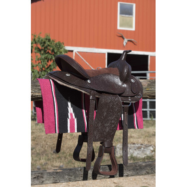 Westride Navajo Teppich Baumwolle/Acryl Rosa / nero / bianco Westride Navajo Teppich Baumwolle/Acryl Rosa / nero / bianco