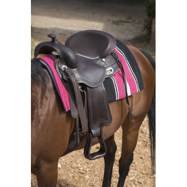 Westride Navajo Teppich Baumwolle/Acryl Rosa / nero / bianco Westride Navajo Teppich Baumwolle/Acryl Rosa / nero / bianco