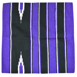 Westride Navajo Teppich Baumwolle/Acryl Viola / nero / bianco