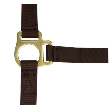 Capestro in nylon per puledro Marrone