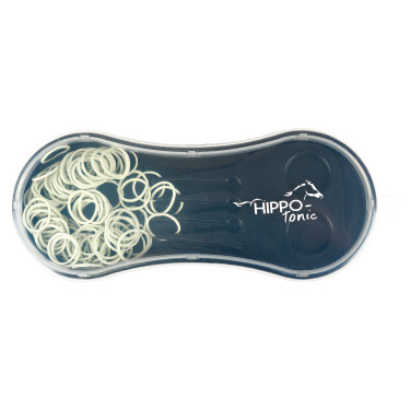 Spazzola per intrecciare Hippo-Tonic Nero