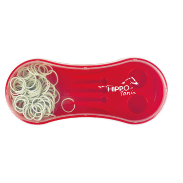 Spazzola per intrecciare Hippo-Tonic Rosso Spazzola per intrecciare Hippo-Tonic Rosso