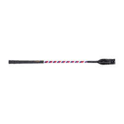 Frustino Fleck con paletta verniciata 55 cm Rosso / bianco / blu Frustino Fleck con paletta verniciata 55 cm Rosso / bianco / blu