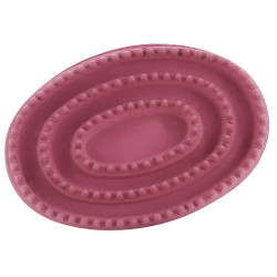 Striglia in gomma Rosa