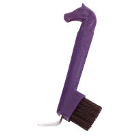 Spazzola pulisci-zoccoli, testa di cavallo Viola