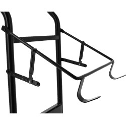 Carrello porta sella smontabile Hippotonic Nero