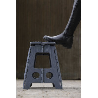 Sgabello-pedana pieghevole Hippo-Tonic Grip Grigio