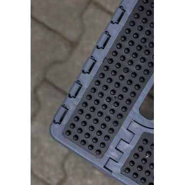 Sgabello-pedana pieghevole Hippo-Tonic Grip Grigio