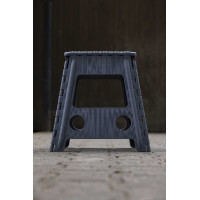 Sgabello-pedana pieghevole Hippo-Tonic Grip Grigio