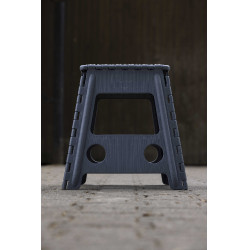 Sgabello-pedana pieghevole Hippo-Tonic Grip Grigio