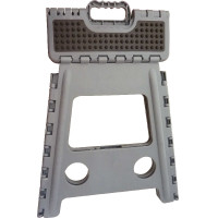 Sgabello-pedana pieghevole Hippo-Tonic Grip Grigio