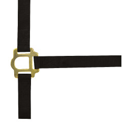 Capestro in nylon doppio spessore con chiusure a fibbia Norton Nero