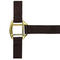 Capestro in nylon foderato in cuoio Norton Marrone