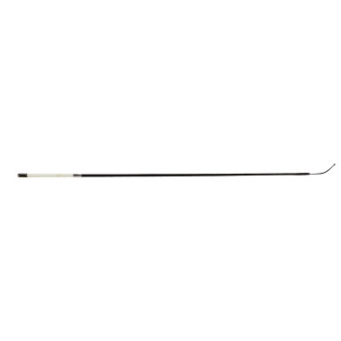 Frustino da dressage Whip & Go con puntale in metallo Nero