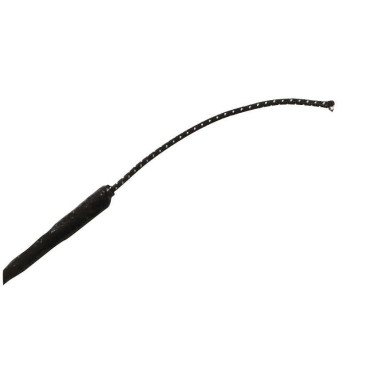 Frustino da dressage Whip & Go con puntale in metallo Nero