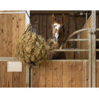 Katoenen hooinet met ringen Blu