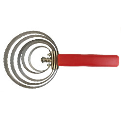 Striglia metallica rotonda