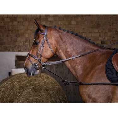 Redini ausiliarie in gomma Riding World Avana Marrone