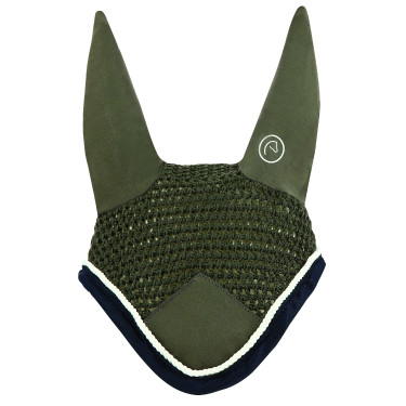 Cuffia antimosche Equithème Polyfun Grigio scuro / blu navy