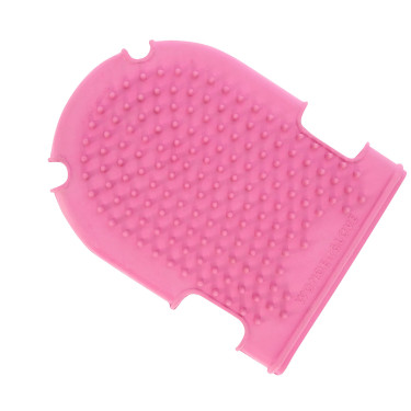 Guanto con spazzola + striglia Rosa Guanto con spazzola + striglia Rosa