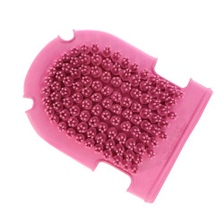 Guanto con spazzola + striglia Rosa Guanto con spazzola + striglia Rosa