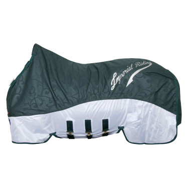 Coperta antimosche e antipioggia Imperial Riding Super-dry Verde foresta