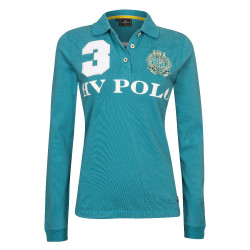 Polo Favouritas EQ a maniche lunghe HV Polo Lago blu