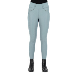 Leggings da equitazione Easy Rider Maxima FullGrip Piombo Blu