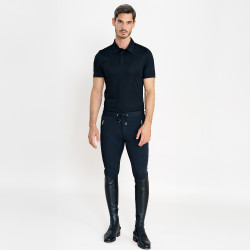 Pantaloni da equitazione Euro-Star Athleisuremen FullGrip uomo Nero