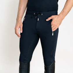 Pantaloni da equitazione Euro-Star Athleisuremen FullGrip uomo Nero