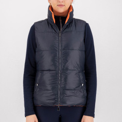 Gilet senza maniche reversibile HV Polo Claire Zenzero Arancione