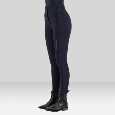 Pantaloni da equitazione Euro-Star Athletic Luxe FullGrip Notte Blu marino