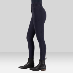 Pantaloni da equitazione Euro-Star Athletic Luxe FullGrip Notte Blu marino