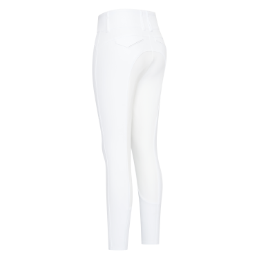 Pantaloni da equitazione Euro-Star Aurelia Competition Grip Connect Full Bianco