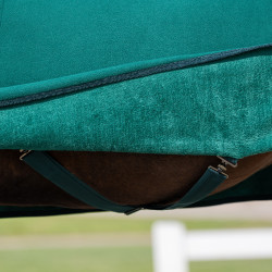 Coperta in pile HV Polo Nena Verde petrolio