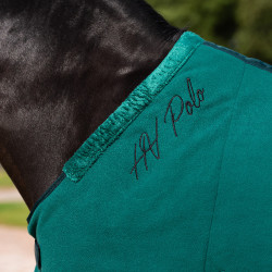 Coperta in pile HV Polo Nena Verde petrolio