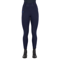 Leggings da equitazione Imperial Riding Comfi Sparks invernali FullGrip donna Zaffiro Blu
