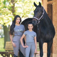 T-shirt a maniche corte Imperial Riding Hally bambino Carbone di legna Grigio