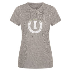 T-shirt a maniche corte Imperial Riding Hally donna Carbone di legna Grigio