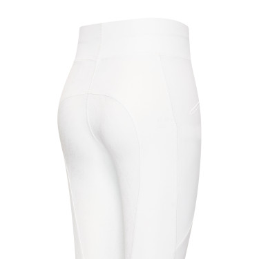 Leggings da equitazione Easy Rider Dietse Performance FullGrip donna Bianco