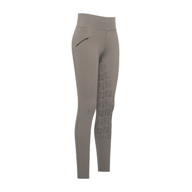 Leggings da equitazione Easy Rider Dietse Performance FullGrip donna Magnete Grigio