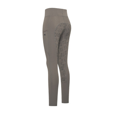 Leggings da equitazione Easy Rider Dietse Performance FullGrip donna Magnete Grigio
