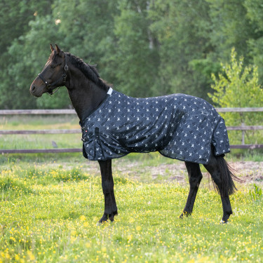 Coperta anti-mosche Imperial Riding Carlys Polvere di fata grigia AOP Motivi