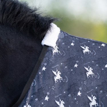 Coperta anti-mosche Imperial Riding Carlys Polvere di fata grigia AOP Motivi