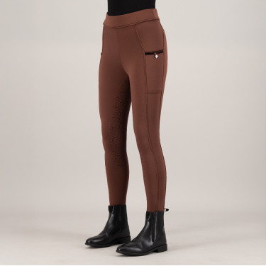Leggings da equitazione da donna Imperial Riding Teddy FullGrip Bronzo Marrone Leggings da equitazione da donna Imperial Riding Teddy FullGrip Bronzo Marrone