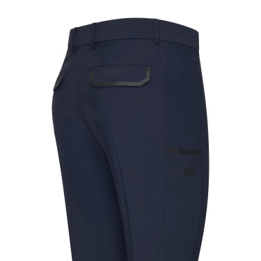 Pantaloni da equitazione Euro-Star Camelio grip al ginocchio da uomo Marina Blu marino Pantaloni da equitazione Euro-Star Camelio grip al ginocchio da uomo Marina Blu marino