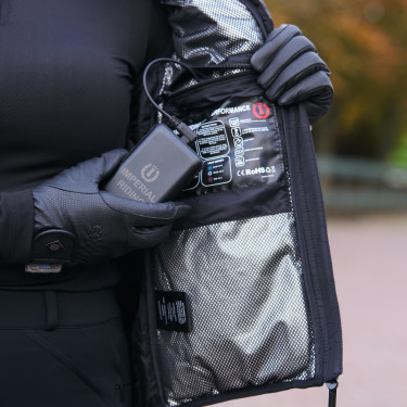 Gilet senza maniche riscaldato Imperial Riding Nero